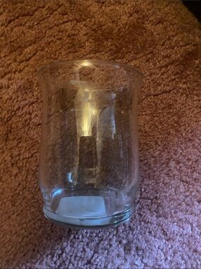 Libbey Clear Glass Vase - Transparent Hurricane Style